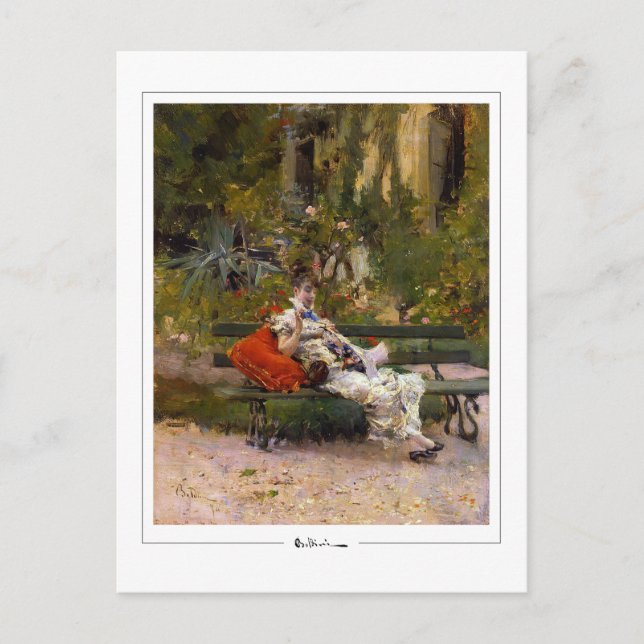 Giovanni Boldini #444 - Tarjeta postal de arte fin (Anverso)