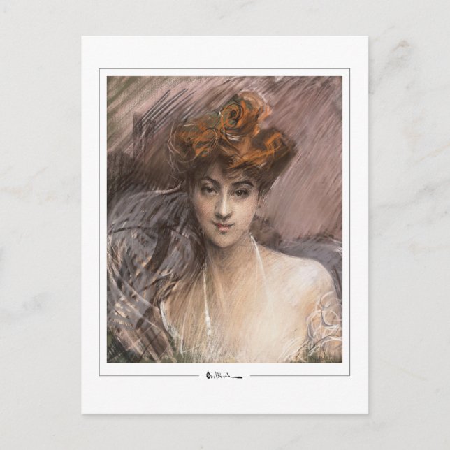 Giovanni Boldini #454 - Tarjeta postal de arte fin (Anverso)