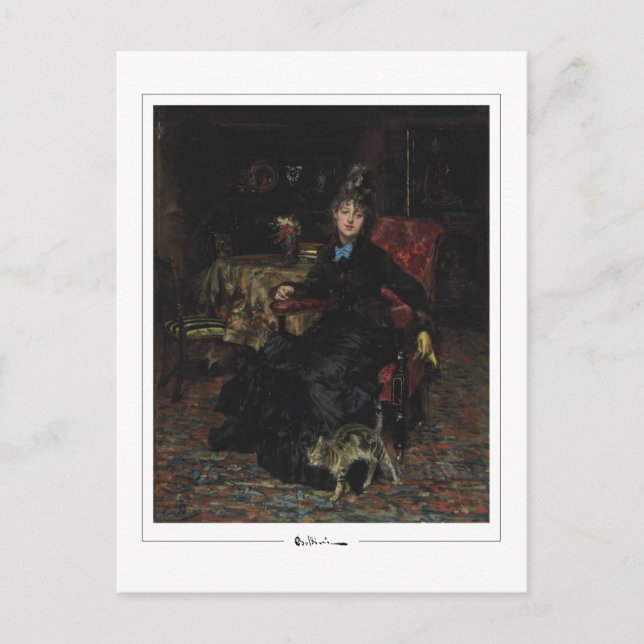 Giovanni Boldini #456 - Tarjeta postal de arte fin (Anverso)