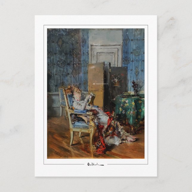Giovanni Boldini #482 - Tarjeta postal de arte fin (Anverso)