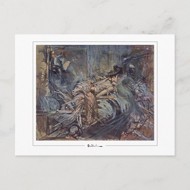 Giovanni Boldini #513 - Postal Bella Artes (Anverso)