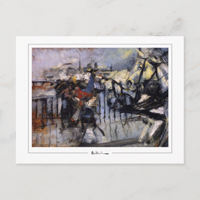 Giovanni Boldini #557 - Tarjeta postal de arte fin (Anverso)