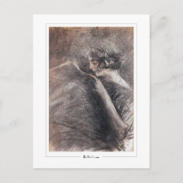 Giovanni Boldini #608 - Postal Bella Artes (Anverso)