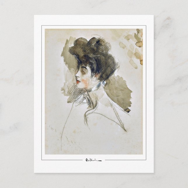 Giovanni Boldini #615 - Tarjeta postal de arte fin (Anverso)