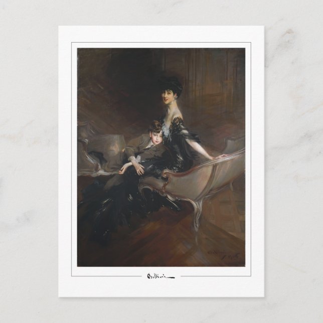 Giovanni Boldini #64 - Tarjeta postal de arte (Anverso)