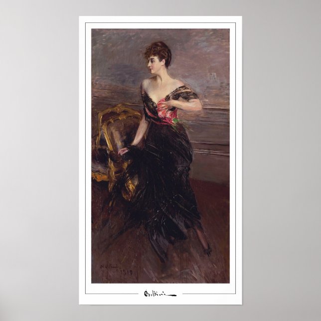 Giovanni Boldini cartel de arte de Zedign #262 (Frente)