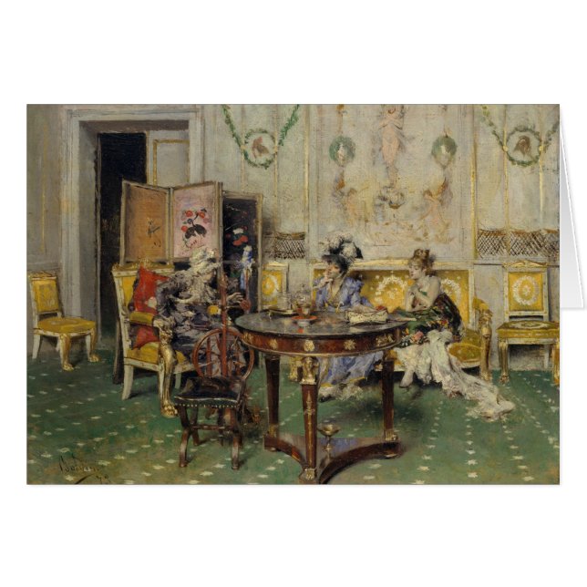 Giovanni Boldini - Gossip (Anverso (Horizontal))