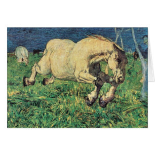 Giovanni Segantini - caballo galopante