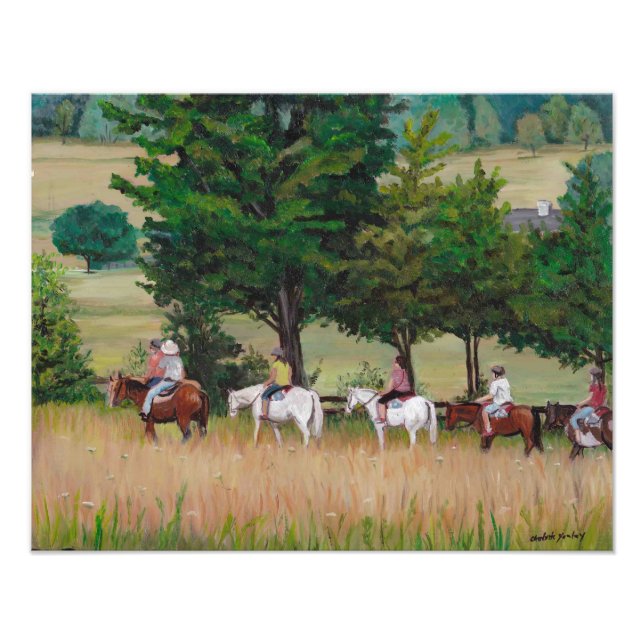 Gira a caballo por la foto de arte de Gettysburg B (Frente)