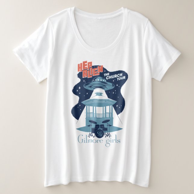 Gira de la Iglesia Hep Alien para Chicas Gilmore (Anverso del diseño)