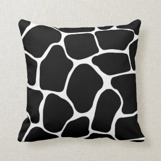 Girafa en blanco y negro Imprimir almohada estadou