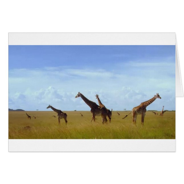 Girafas del Parque Nacional de Nairobi (Anverso (Horizontal))