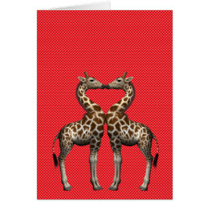 Girafas enamoradas