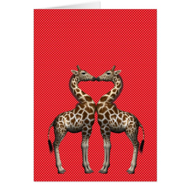 Girafas enamoradas (Frente)