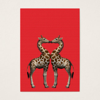 Girafas enamoradas