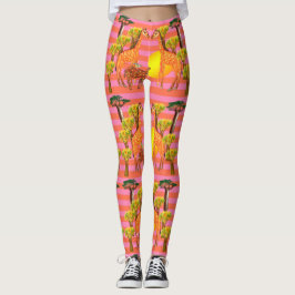 Girafas y leggings de camellos
