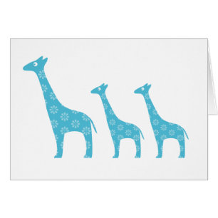 Girafes permanentes (azul)