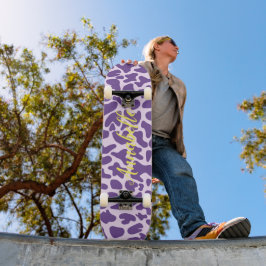 Giraffe Animal Print Personalizado Skateboard