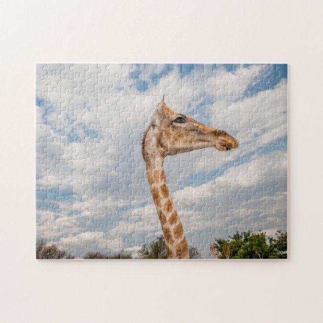 Giraffe arriba cerca del rompecabezas (Horizontal)