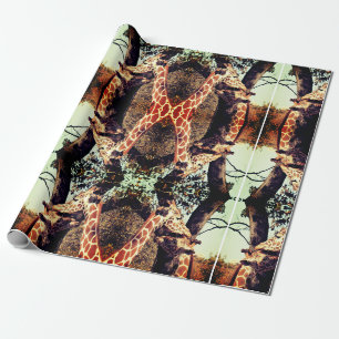 Giraffe Arte Moderno Regalo Papel de envolver