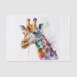 GIRAFFE bello papel de descomposición
