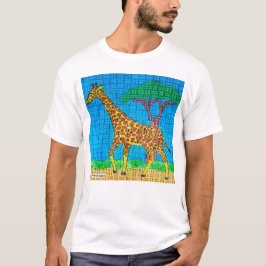 Giraffe (blanco) - Camiseta ligera masculina
