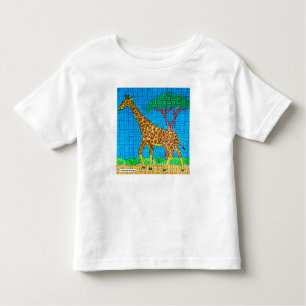 Giraffe (blanco) - Pequeña camiseta