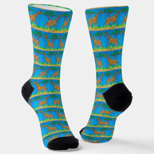 Giraffe - Calcetines premium (Angular)