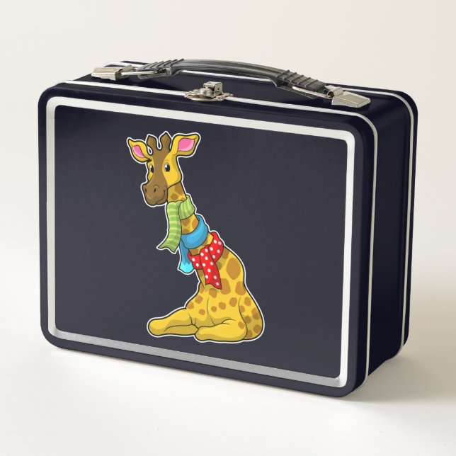 Giraffe con bufanda (Anverso)