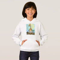 Giraffe de desfile animal con cabezas y carpas
