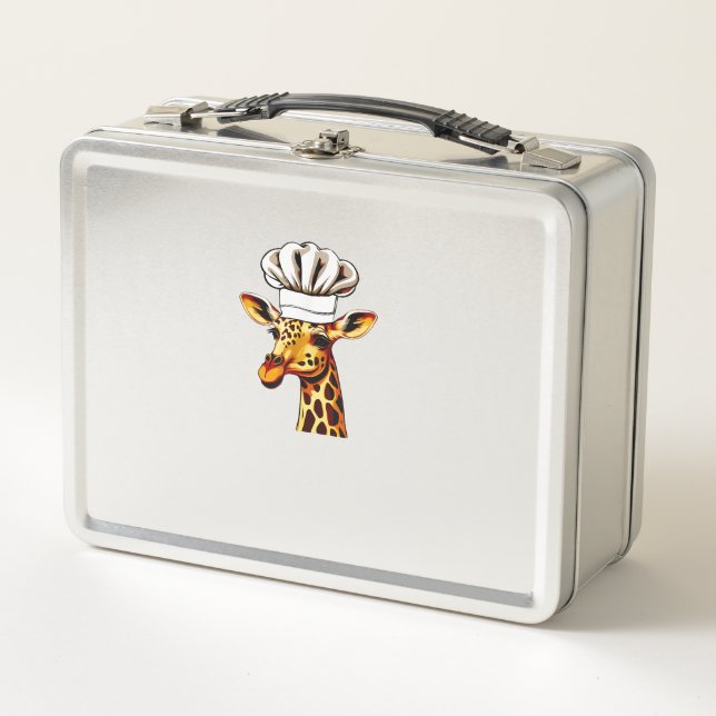 Giraffe del chef - Giraffe dulce en el Gorra del c (Anverso)