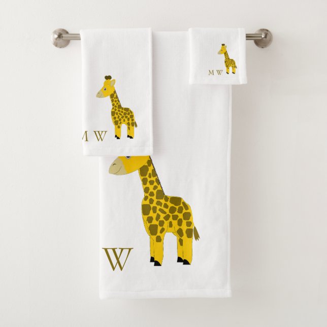 Giraffe Design Monogrammed (In situ)