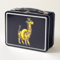 Giraffe en la playa con anillo de natación y gafas