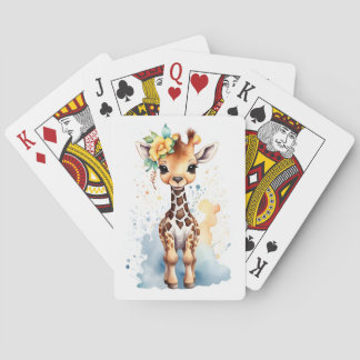 "Giraffe Glee Jugando Cartas - Donde Jugar Me