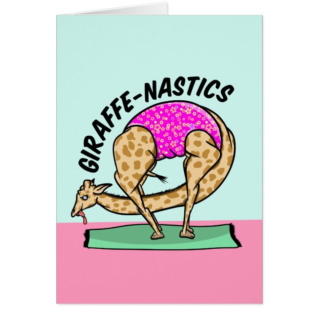 Giraffe haciendo gimnasia (Frente)