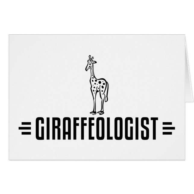 Giraffe humorística (Anverso (Horizontal))