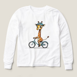 Giraffe montando una bicicleta - Lápiz de mano