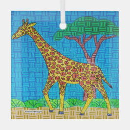 Giraffe - Ornamento de vidrio