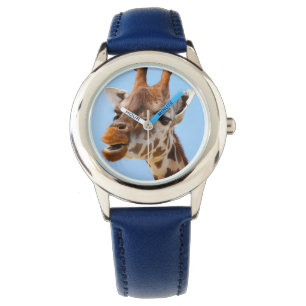 Giraffe Portrait relojes
