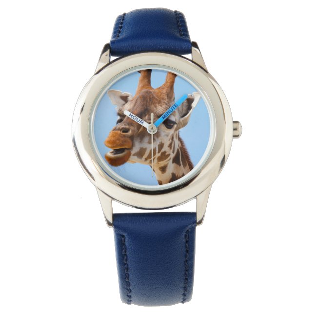 Giraffe Portrait relojes (Anverso)