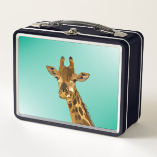 GIRAFFE RETRO LUNCHBOXES METALIZADO