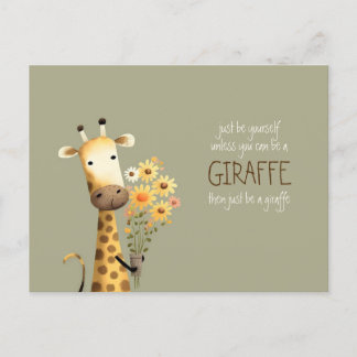 Giraffe - Sé una postal graciosa