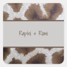 Giraffe Sighting Pegatina