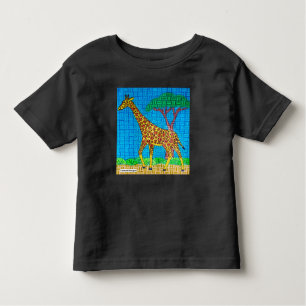 Giraffe (vívido) - Pequeña camiseta