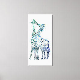 Giraffes Besar dibujo de una sola impresión