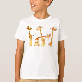Giraffes personalizados: La camiseta de los niños 