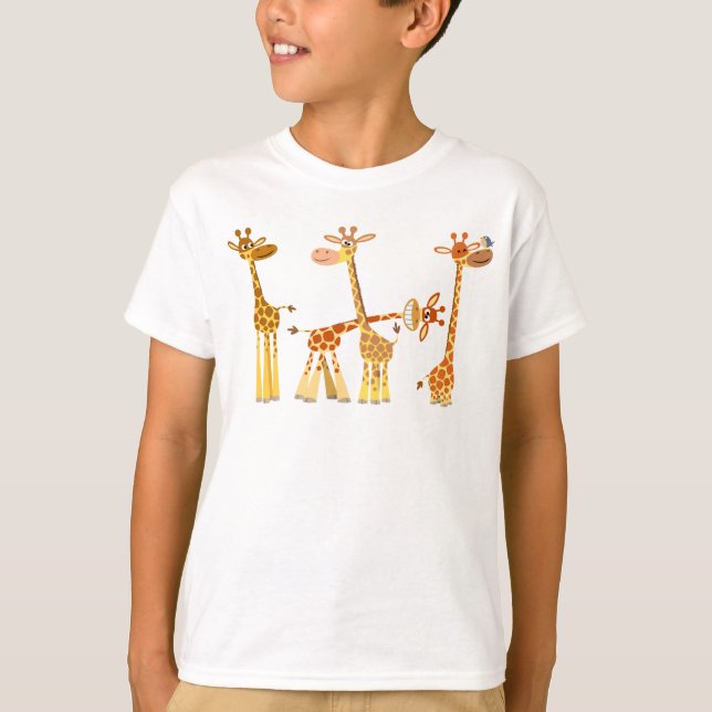Giraffes personalizados: La camiseta de los niños  (Anverso)