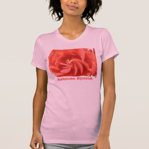Girar con Rosa en camiseta de color