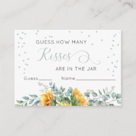 Girasol adivina cuántas tarjetas de respuesta de b