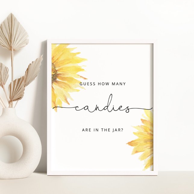 Girasol Adivina cuántos Posters de caramelos (Subido por el creador)